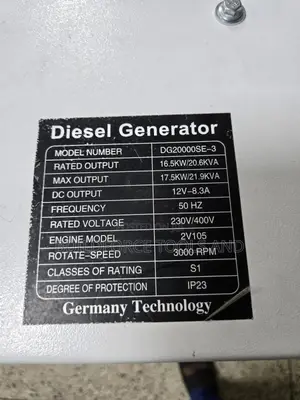 Pulsar 21 KVA 3 Phase DG20000SE-3 Heavy Duty Silent Diesel Generator