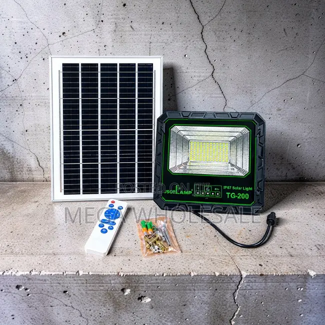 Efficient 200W Watts Outdoor Security Led Solar Flood Light