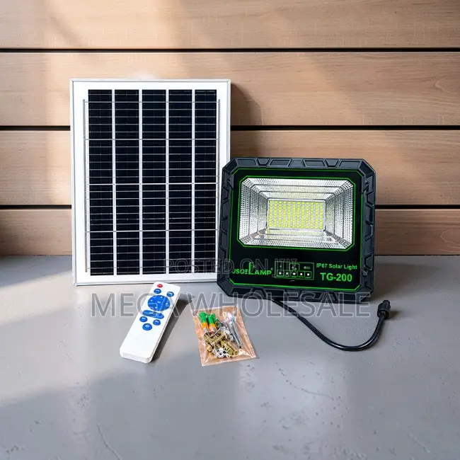 Long-Lasting 200W Watts Outdoor Security Led Solar Flood Light