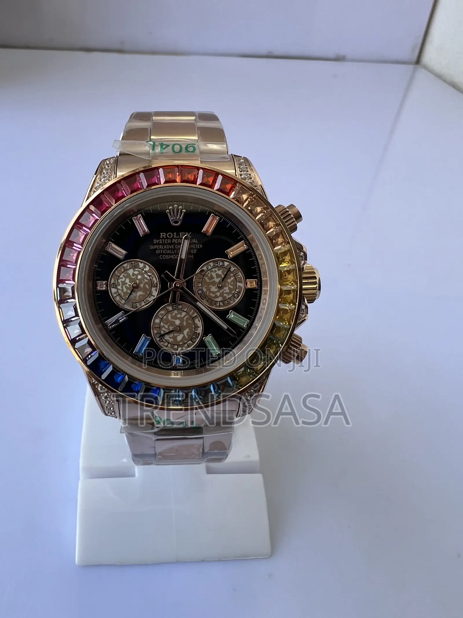 Rolex Daytona Rose Gold Rainbow Watch