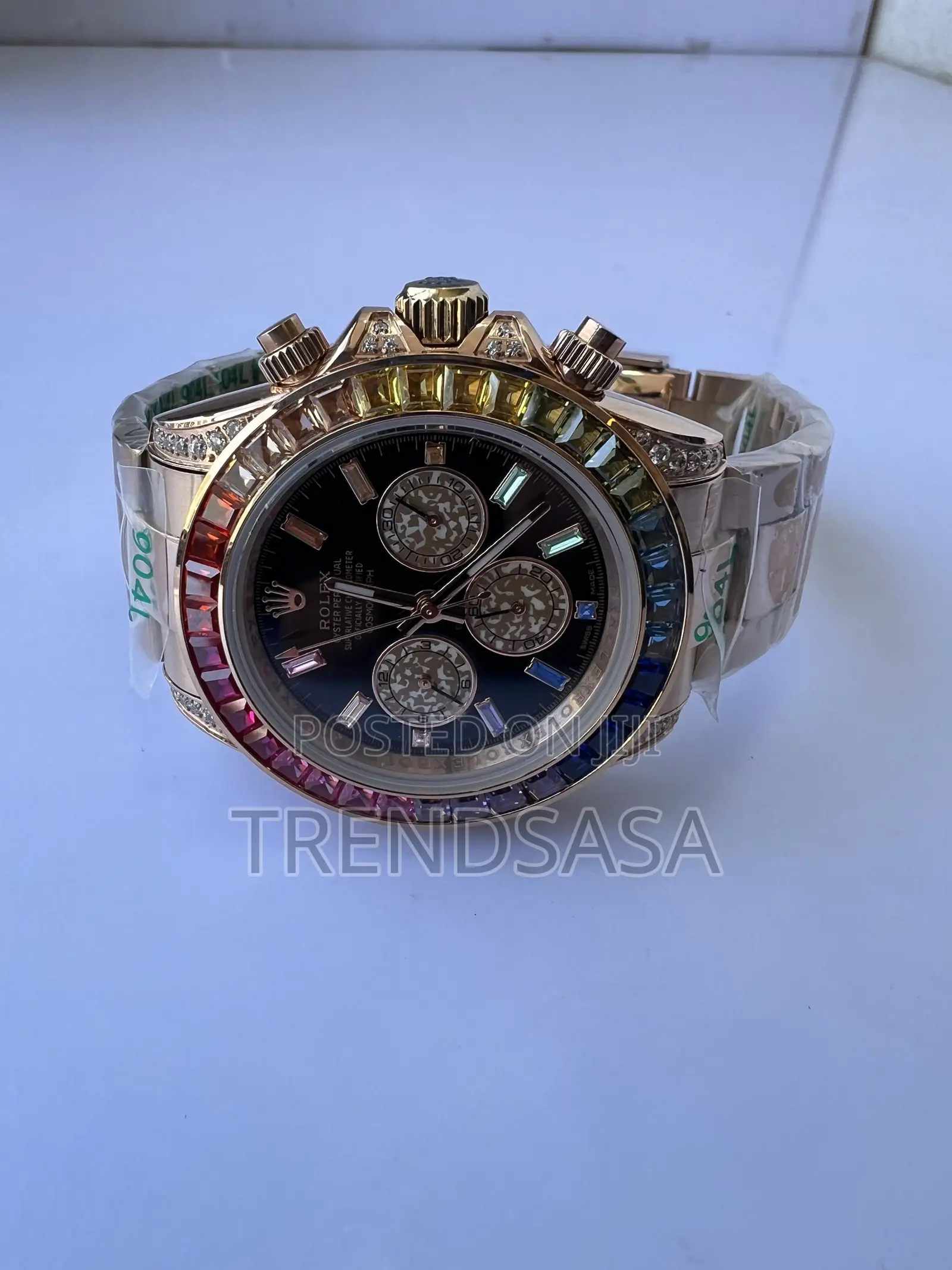 Rolex Daytona Rose Gold Rainbow Watch