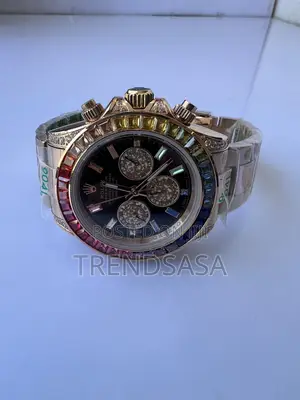 Rolex Daytona Rose Gold Rainbow Watch