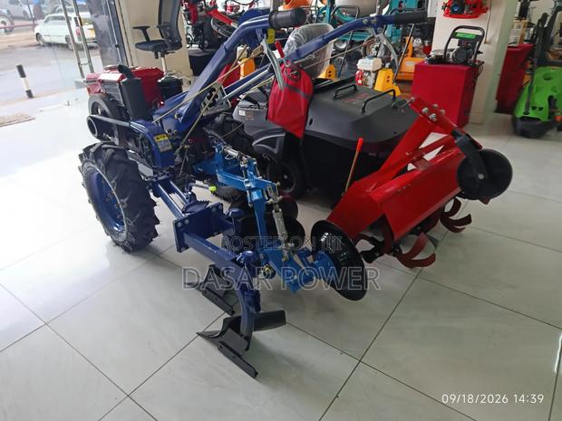 10hp Walking Tractor With Attachments. - main view
