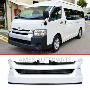 Front Grille Toyota Hiace 9L 2014 Onwards Wide Silver/Black Type