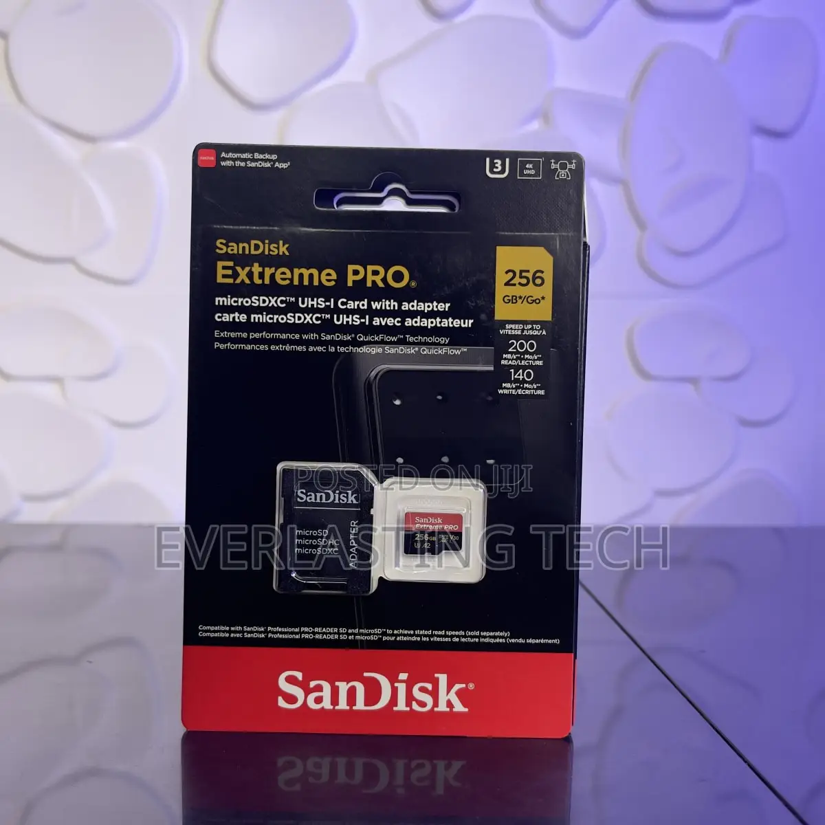 SanDisk Extreme Pro 256GB microSDXC Up to 200mb/S Read
