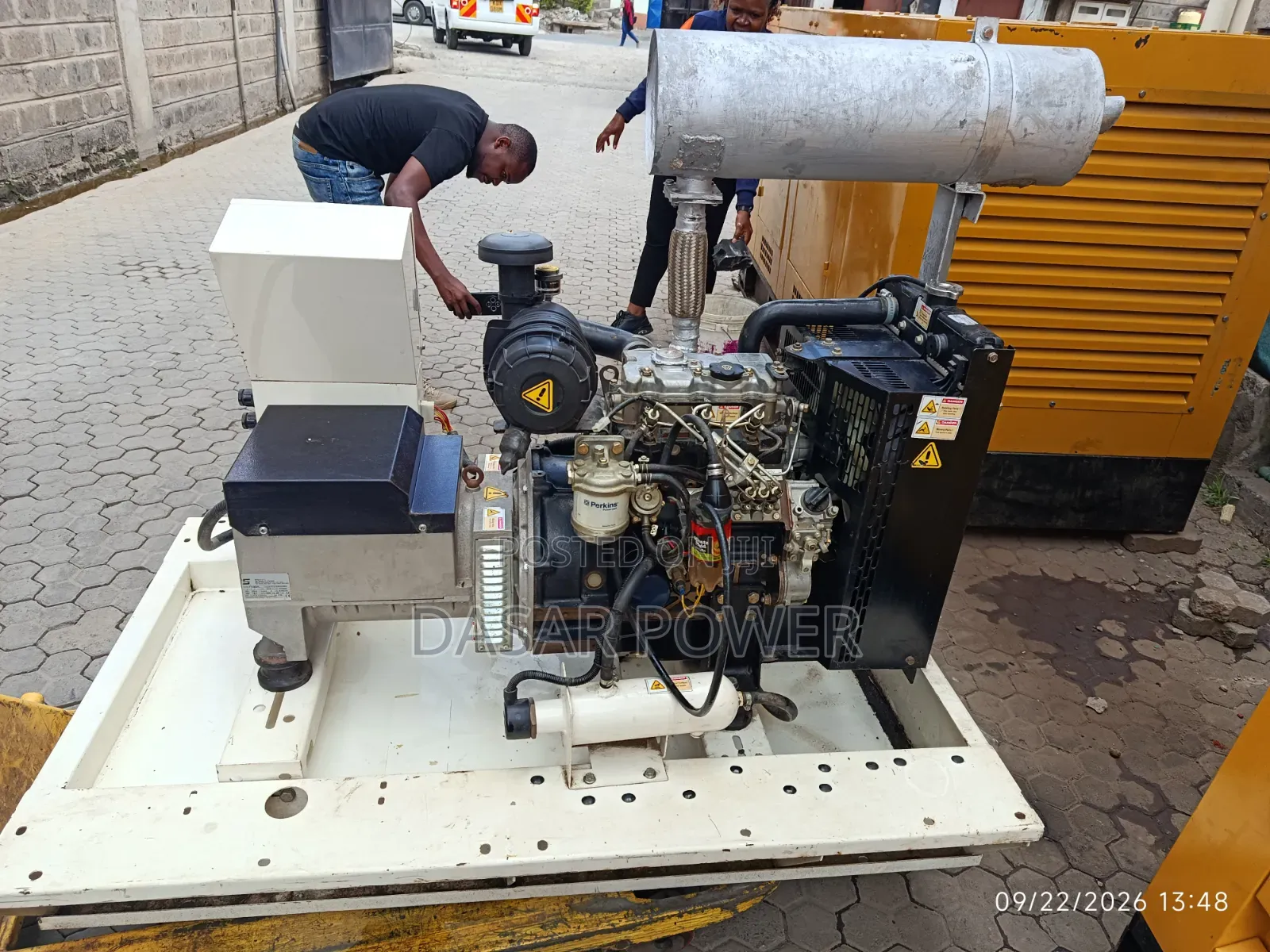 13kva Teksan Diesel Generator Set Powered by a Perkins Engine.