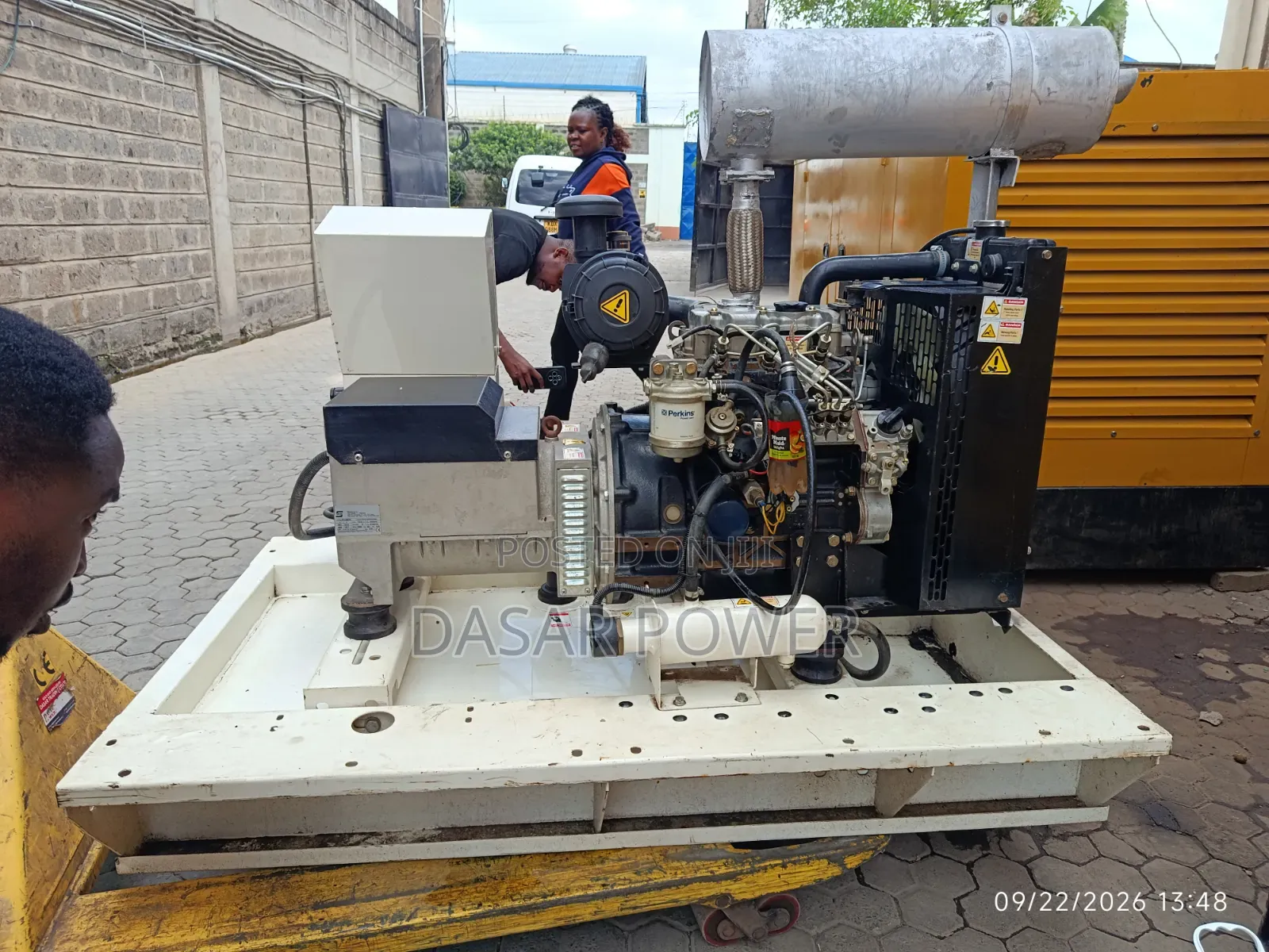 13kva Teksan Diesel Generator Set Powered by a Perkins Engine.