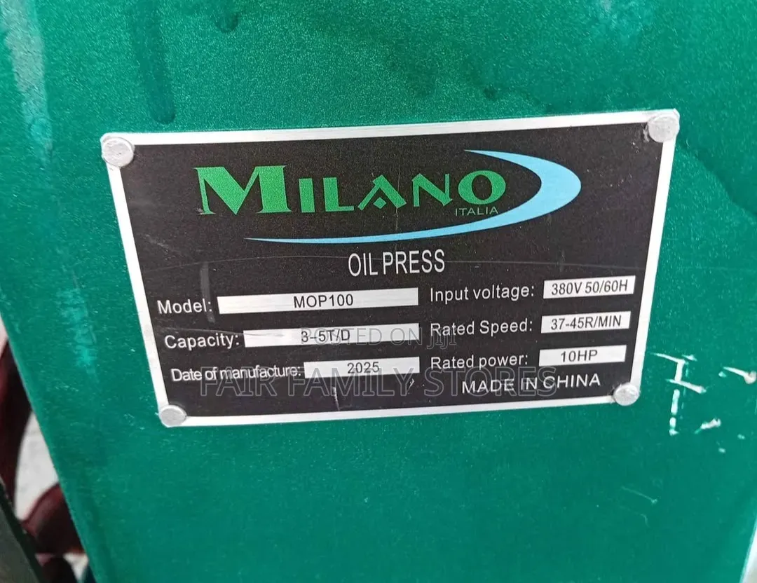 Oil Press Machine MOP100