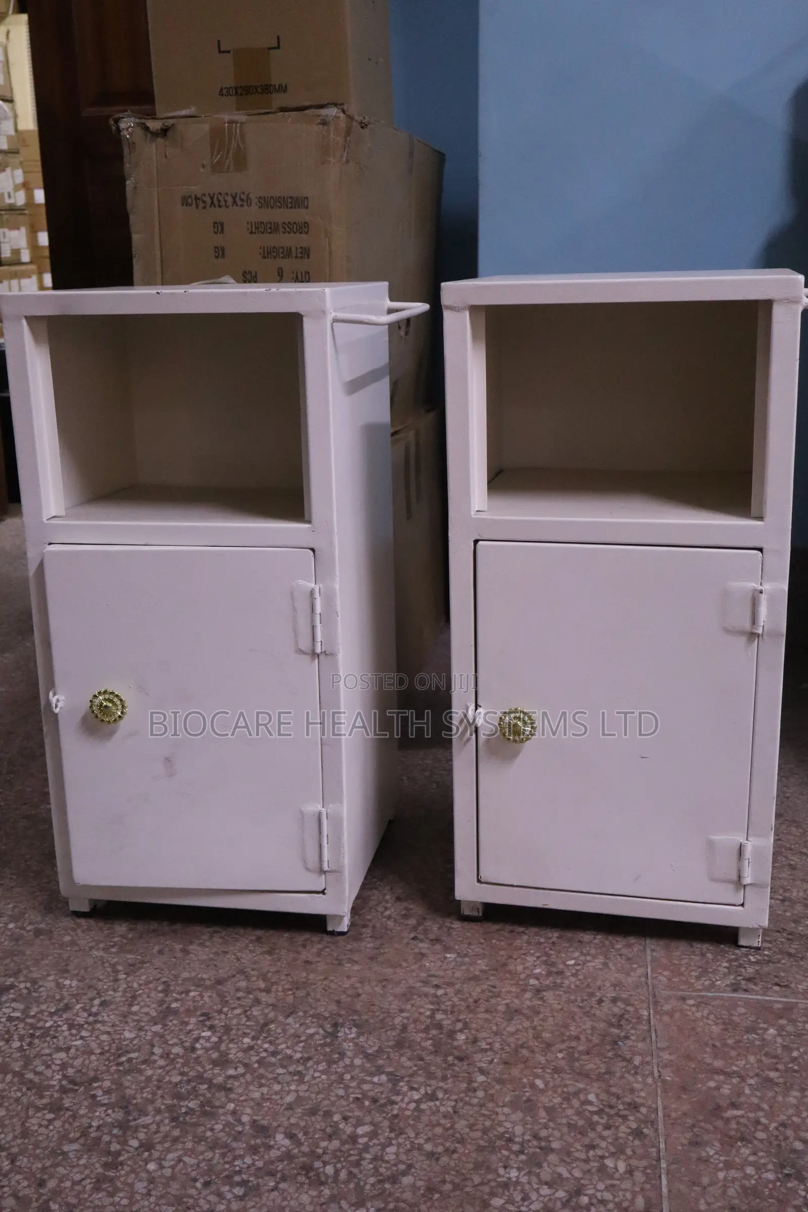 Locally Made Metallic Bedside Locker