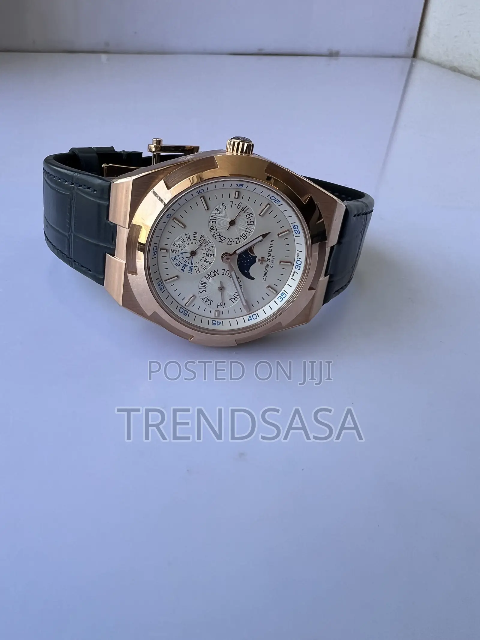 Vacheron Constantine Perpetual Calendar Rose Gold White Dial Watch