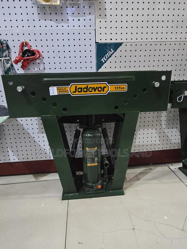 Jadever 15 Ton Hydraulic Pipe Bender Comes 8 Pairs of Mould1/2" to 3"