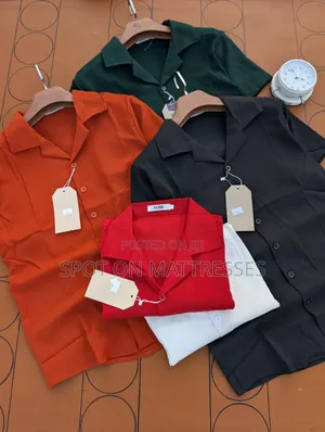 Cuban Collar Shirt. Premium Quality. Countrywide Delivery Available.