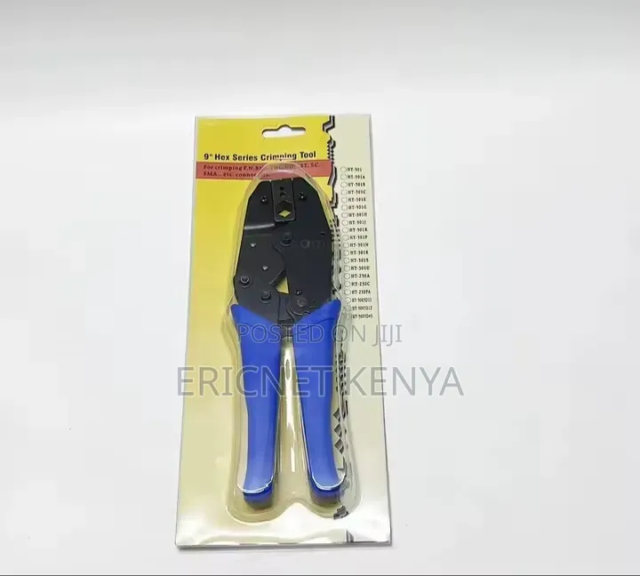 Ratchet Crimping Tool for RG-213 and LMR-400 Coax Cable RF Connectors