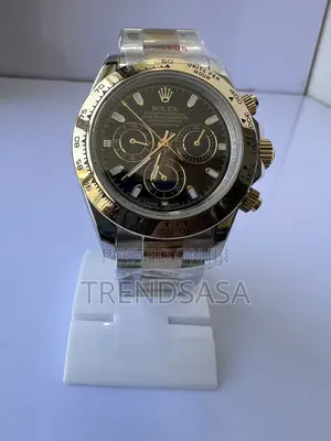 Rolex Daytona Two Tone Black Dial Watch
