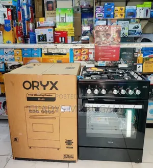 Mika ORYX Standing Cooker, 60cm X 60cm, 3 Gas Pool Jet Burner