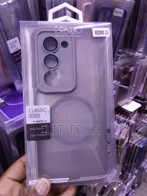 MagSafe-compatible Phone Case Designed for the Xiaomi Redmi 15 -Gray