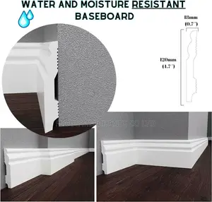 PVC Finish Skirting Look