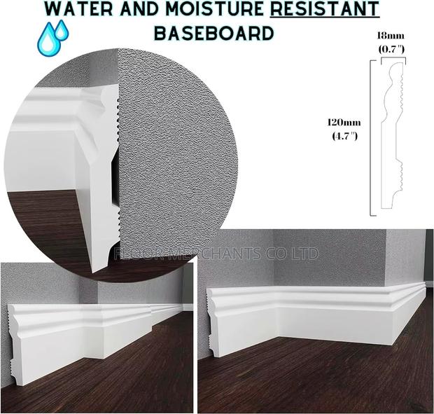 PVC Finish Skirting Look
