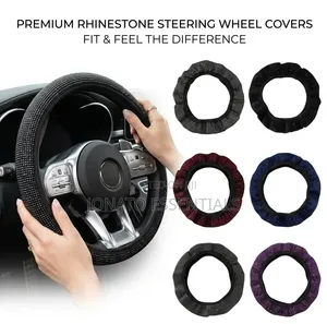 Sparkle Steering Wheel Cover Universal Fit Elastic