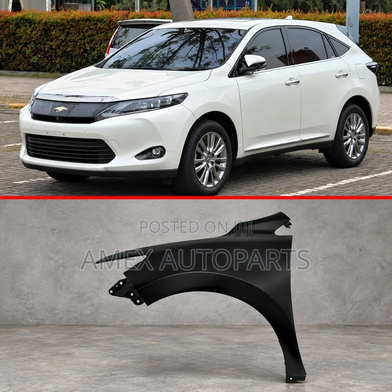 Front Fender Toyota Harrier 2015 Onwards