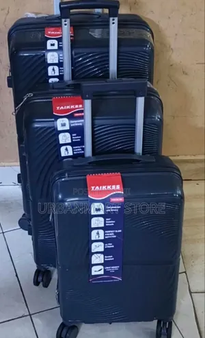 3 in 1 Unbreakable PP Rubber Suitcase Set- 63 Cm