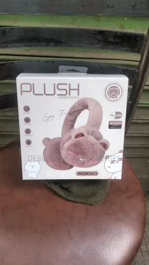Plush Fluppy Kids Wireless Headphones