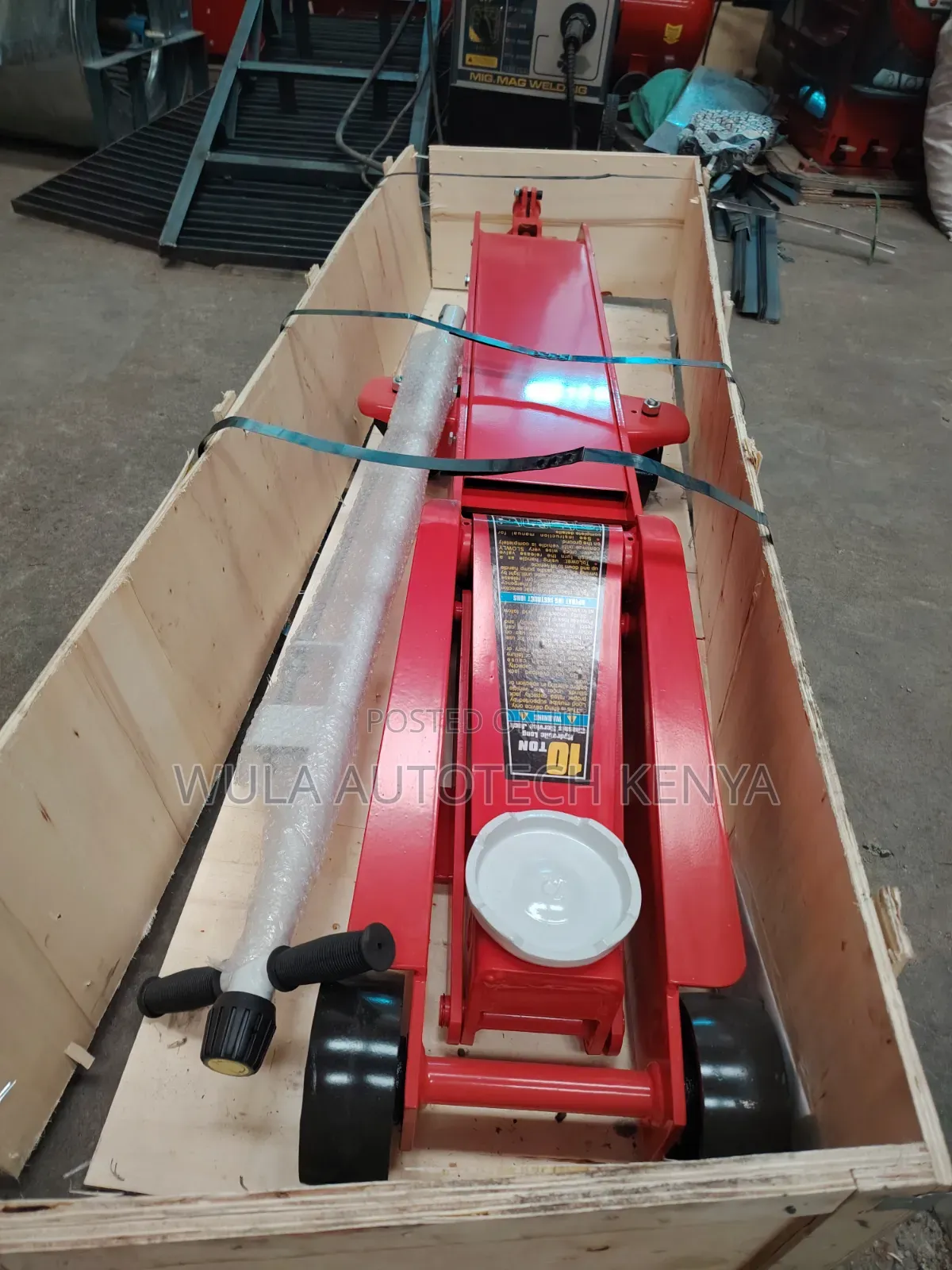 Heavy Duty Garage and Roadside Service Center 10tns Floor Trolley Jack
