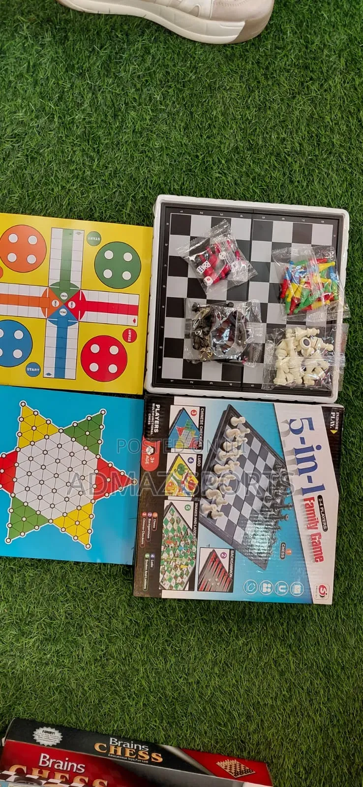 5 in 1 Board Game