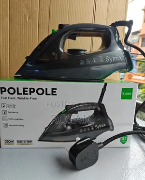 Syinix Steam Iron Box
 
Non Stick Coating
 Stable Long