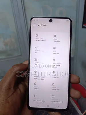 Tecno Camon 19 128 GB Black