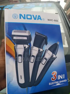 NOVA NHC-666 3-in-1 Electric Shaver | Trimmer Grooming Kit