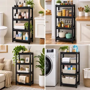4 Tier Quality Storage Rack With Movable Wheels