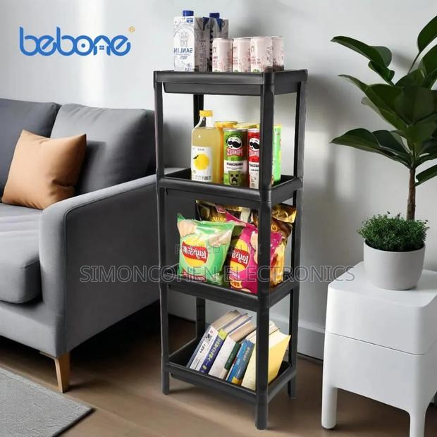 4 Tier Quality Storage Rack With Movable Wheels - thumbnail 2