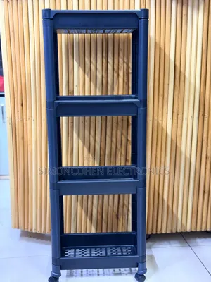 4 Tier Quality Storage Rack With Movable Wheels