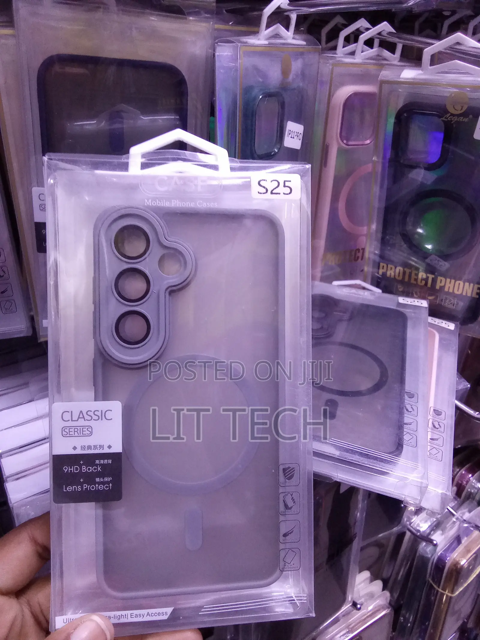 GRAY Classic MagSafe Matte Case Designed for the Samsung Galaxy S25