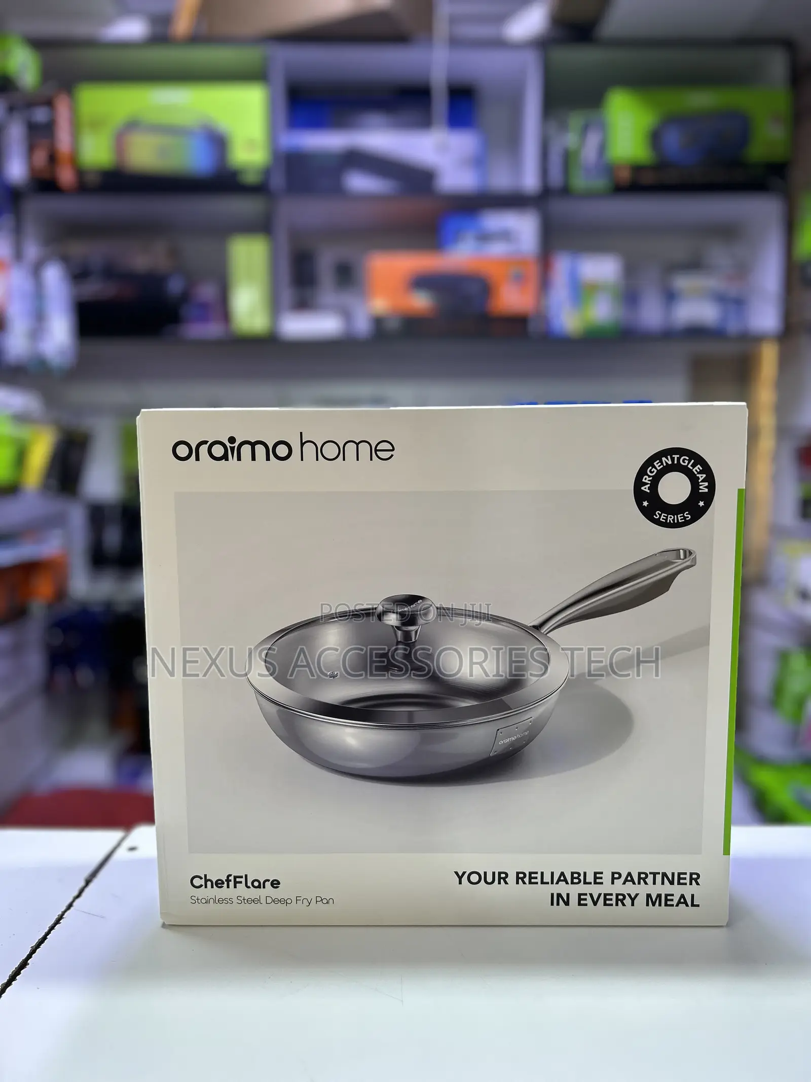 Brand New Oraimo ChefFlare 26cm 3-Ply Stainless Steel Deep Fry Pan