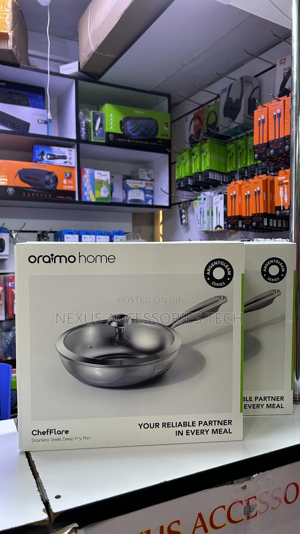 Brand New Oraimo ChefFlare 26cm 3-Ply Stainless Steel Deep Fry Pan