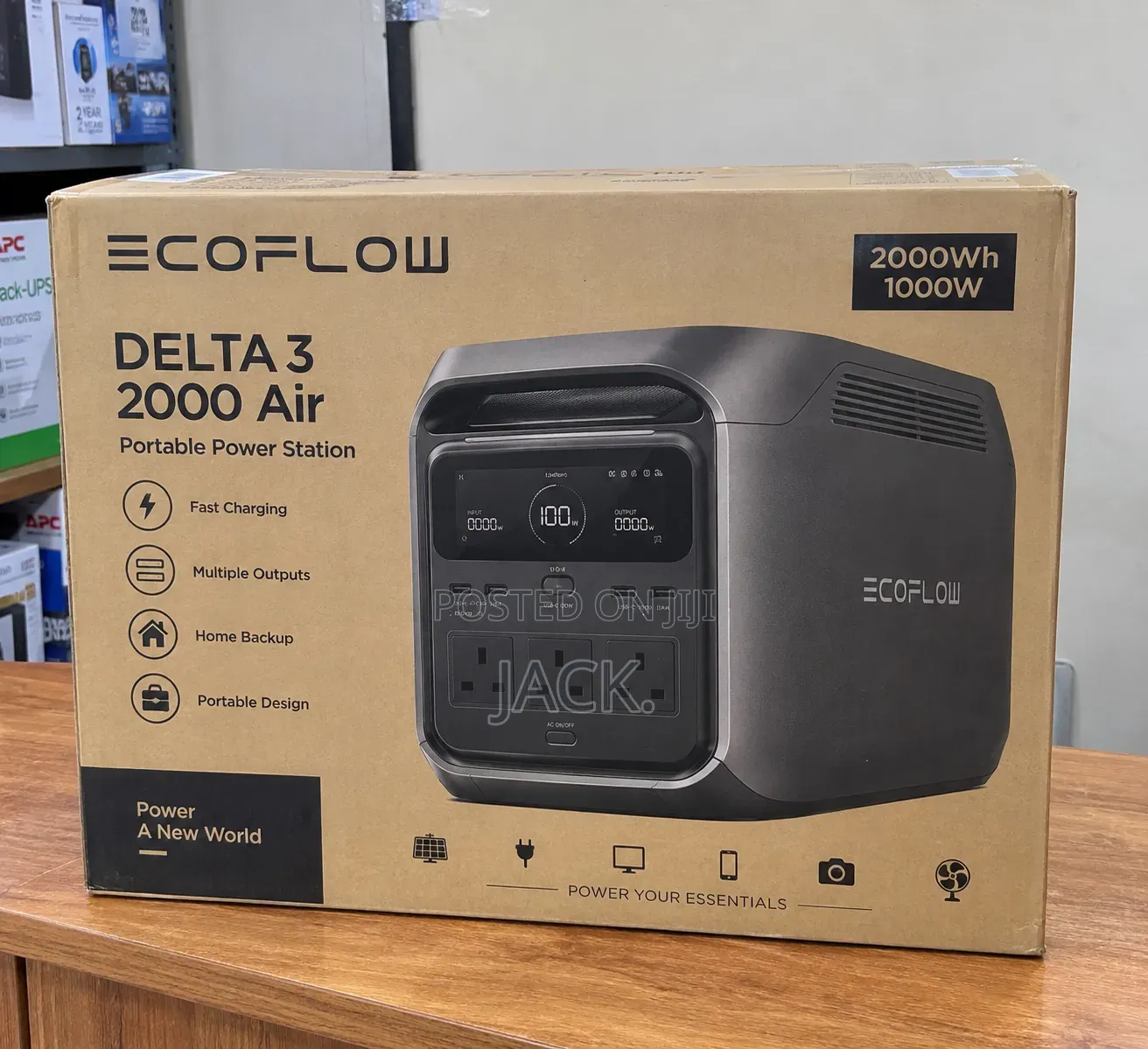 EcoFlow DELTA 3 2000 Air Portable Power Station
