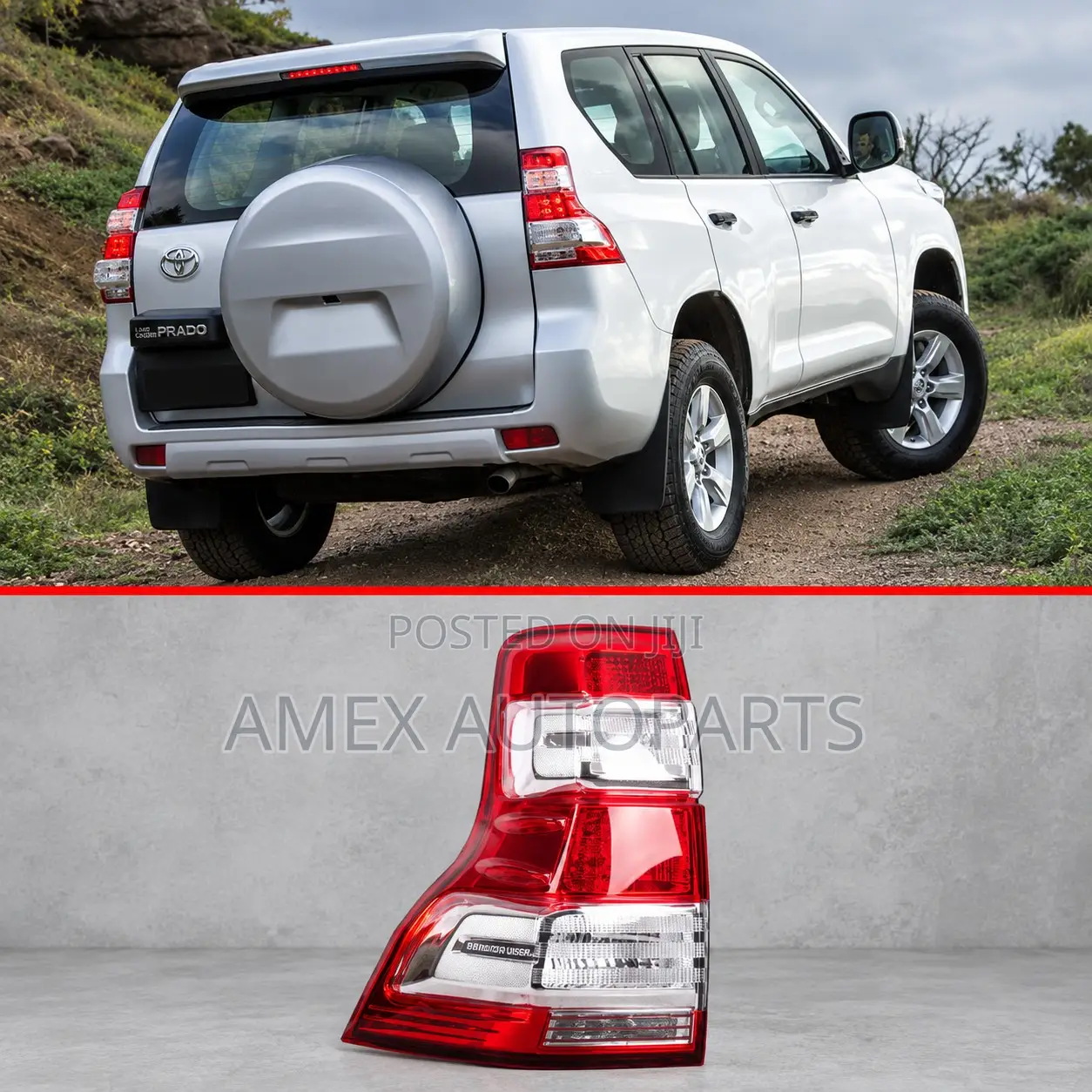 D Tail Lamp Toyota Land Cruiser Prado FJ150 2014 LHS