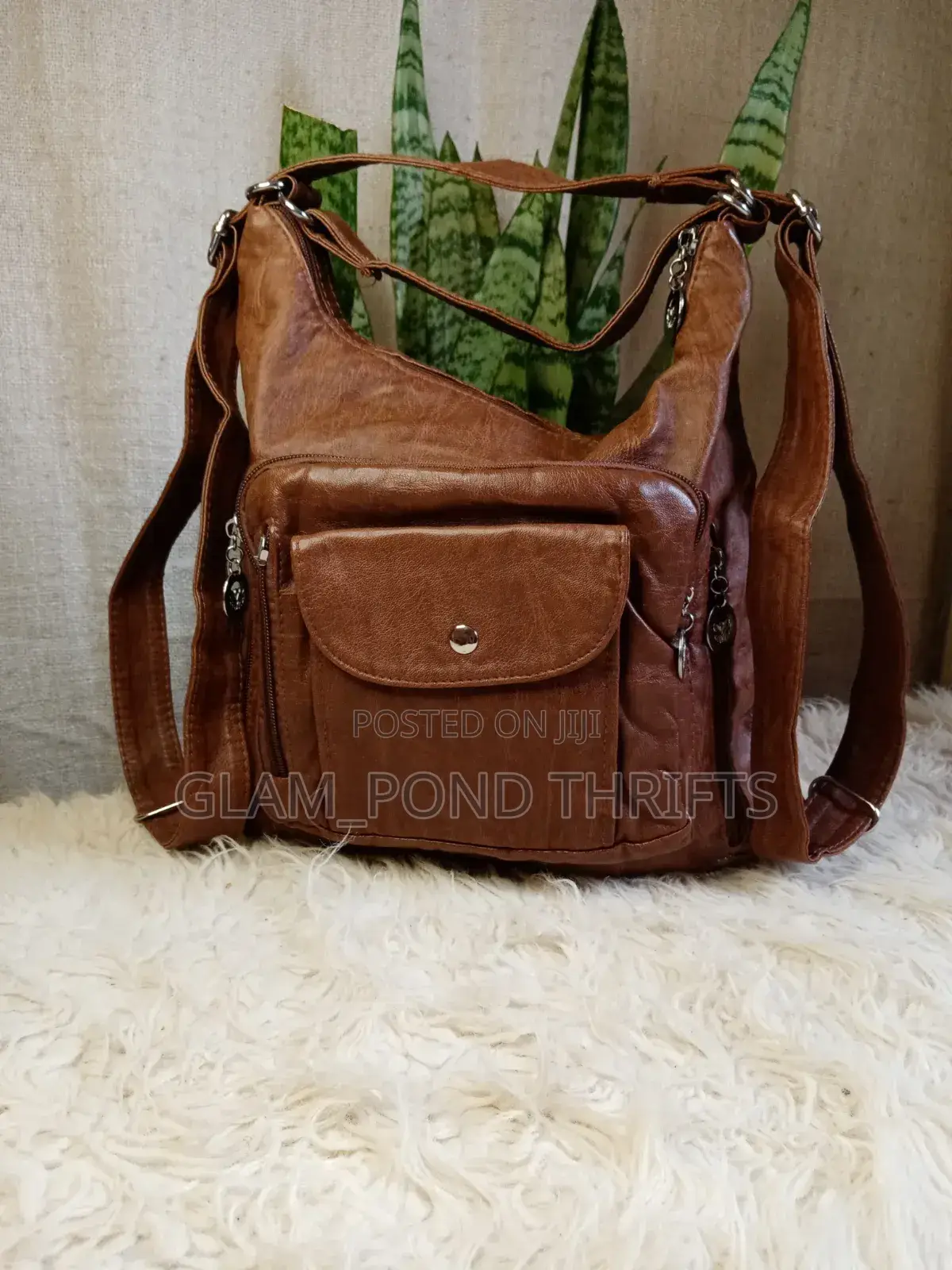 Versatile Brown Multi-Way Bag