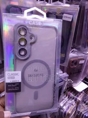 Grey Classic MagSafe Transluscent Case for Samsung Galaxy S25 FE