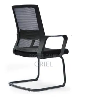 Office Chair : Sled Base Mesh Back Waiting Reception Chair