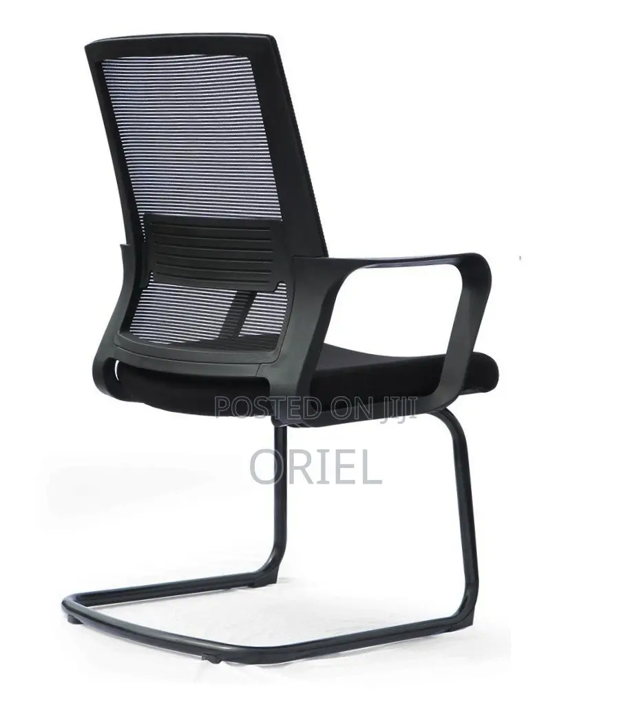 Office Chair : Sled Base Mesh Back Waiting Reception Chair