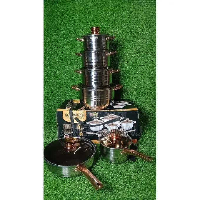 Stainless Steel 12 Pieces Edenburg Cookware Sufuria Set