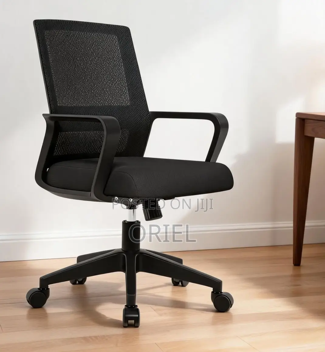 Office Chair : Sled Base Mesh Back Waiting Reception Chair