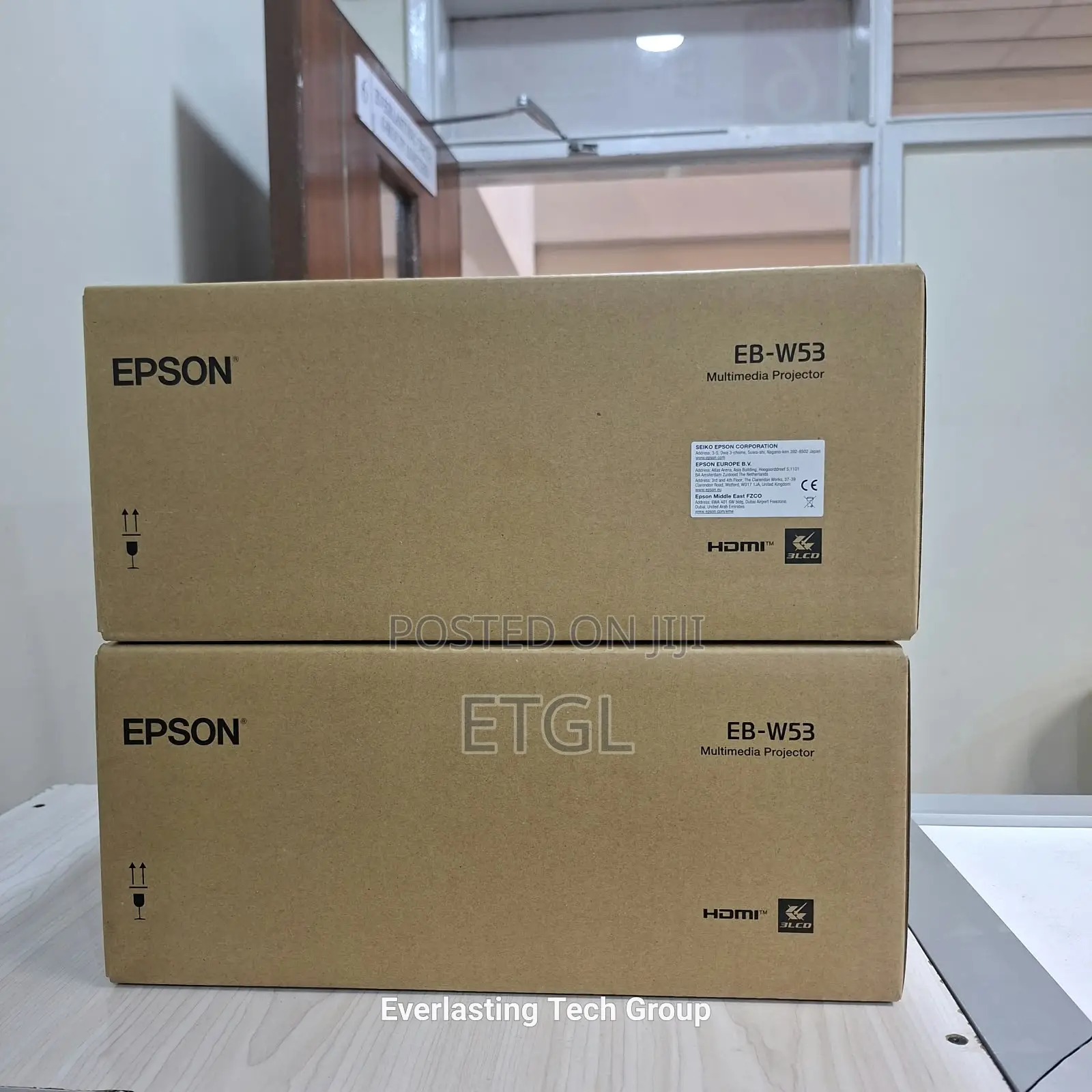 Epson EB-W53 Projector 4000 Lumen WXGA