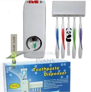 Toothbrush Holder/Toothpaste Dispenser