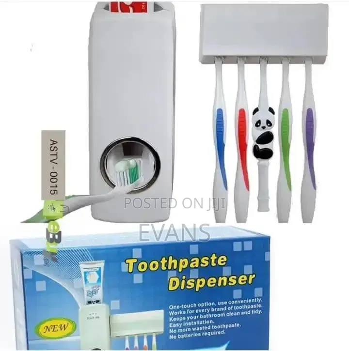 Toothbrush Holder/Toothpaste Dispenser