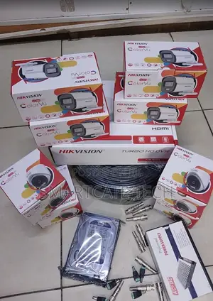 Hikvision 8CH DVR CCTV ColorVu Night Vision Camera Kit