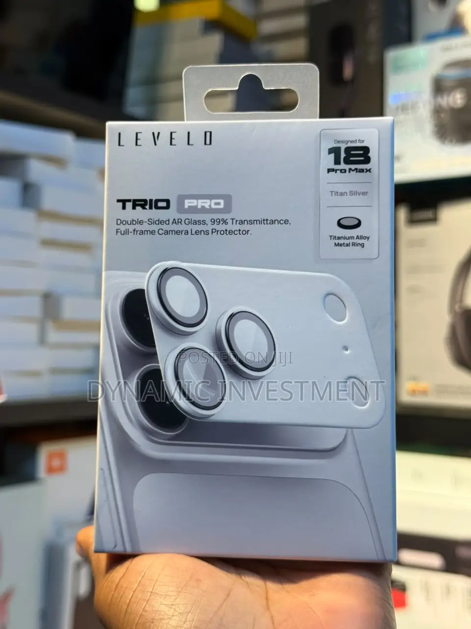 Levelo Camera Lens Protector for iPhone 18 Pro Max